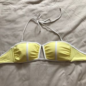 Yellow Bandeau Top